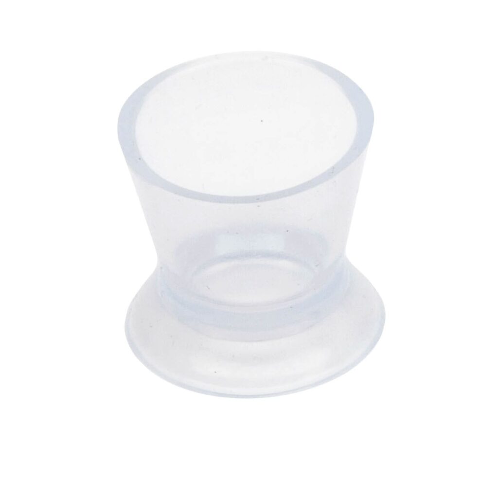 Tazzina in silicone piccola in silicone trasparente
